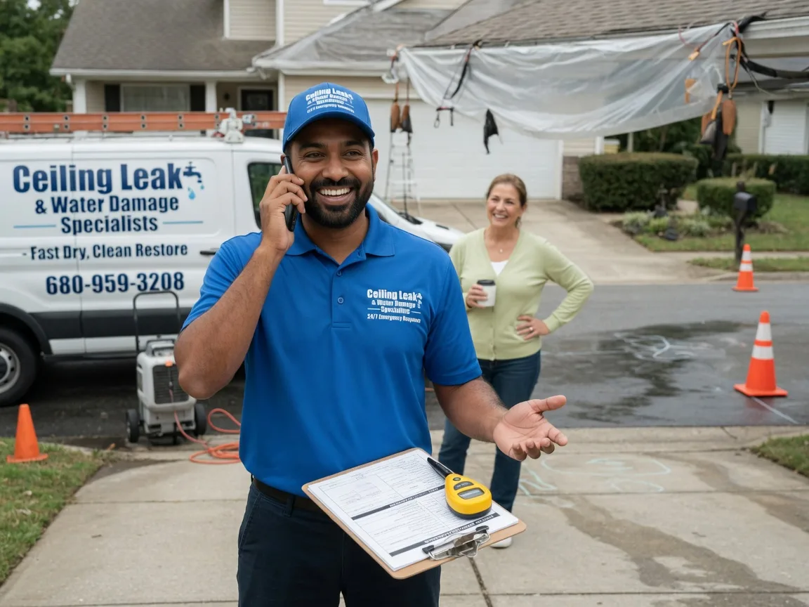 Ceiling Leak Cleanup Belmont, NH FAQs